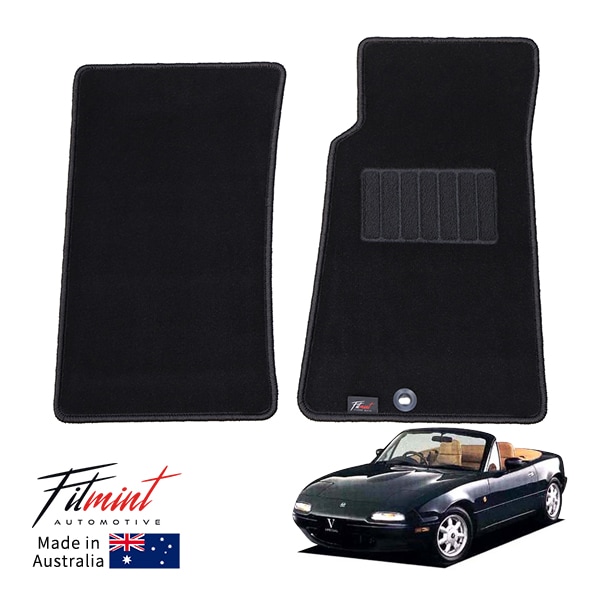 【FITMINT 正規品】マツダ ロードスター NA NA6CE NA8C型 NB NB6C NB8C型 フロアマット フロント左右セット ブラック