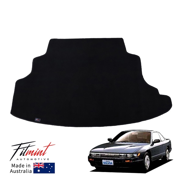 【FITMINT 正規品】 ラゲッジマット トランクマット ブラック 日産 5代目 シルビア S13 88-93y KS QS Silvia 車種別専用設計　