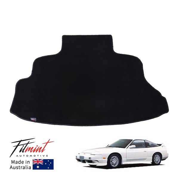 【FITMINT 正規品】日産 ニッサン 180SX 2.0 タイプR タイプX タイプG タイプ3 ラゲッジマット トランクマット ブラック 車種別専用設計