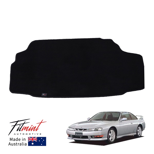 【FITMINT 正規品】 ラゲッジマット トランクマット ブラック 日産 6代目 シルビア S14 93-98y KS QS Silvia 車種別専用設計
