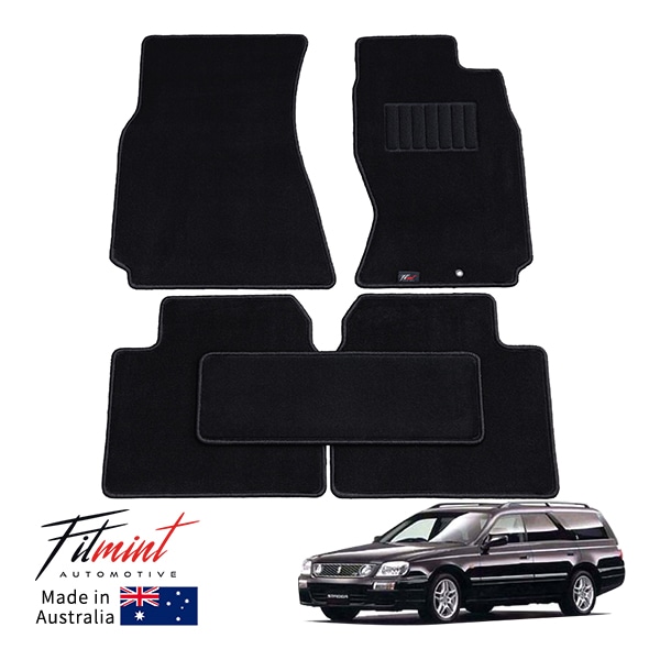 【FITMINT 正規品】 日産 ステージア WGNC34 オーテックバージョン 260RS 4WD 5速MT車用 ニスモ フロアマット カーペットマット 前後セット