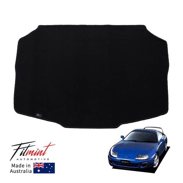 【FITMINT 正規品】トヨタ スープラ JZA80 ツインターボ SZ RZ-S ラゲッジマット トランクマット ブラック 車種別専用設計
