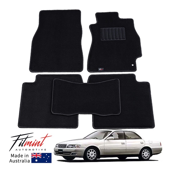 【FITMINT 正規品】 フロアマット カーペットマット ブラック トヨタ 5・6代目 チェイサー MT車 JZX90 JZX100 92-01y (平成4年10月〜平成13年10月) 車種別専用設