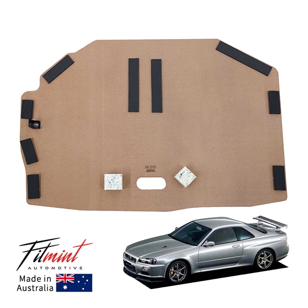 【FITMINT 正規品】日産 ニッサン スカイライン 2ドアクーペ GT-R R34 BCNR34 ラゲッジボード トランクボード スペアタイヤカバー