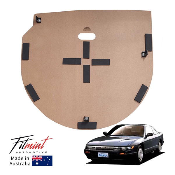 【FITMINT 正規品】 スペアホイールカバー スペアタイヤカバー 日産 5代目 シルビア S13 89-94y KS QS Silvia 車種別専用設計