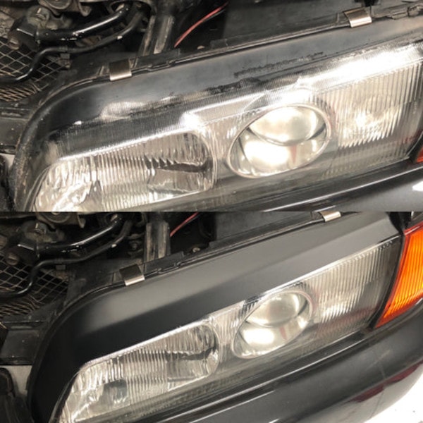 【FITMINT 正規品】  ヘッドライトビニール リペア 補修キット  日産 4代目 スカイライン GT-R GTR GTS GTST R32 89-94y (平成元年8月～平成6年11月) 車種別専用設計　　