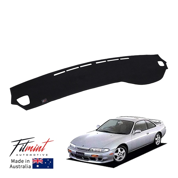 【FITMINT 正規品】 ダッシュマット ダッシュボードマット ブラック 日産 6代目 シルビア S14 前期 93-96y KS QS Silvia 車種別専用設計　|NISSAN|JPN BRA