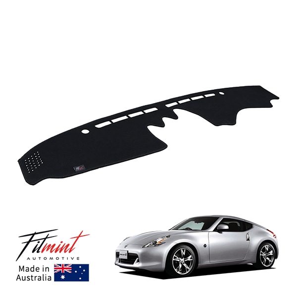 【FITMINT 正規品】 ダッシュマット ダッシュボードマット ブラック 日産 6代目 フェアレディZ Z34 08-21y (平成20年12月~令和3年9月) 車種別専用設計 日除け 紫外線 映り込み防止 ドレスアップ