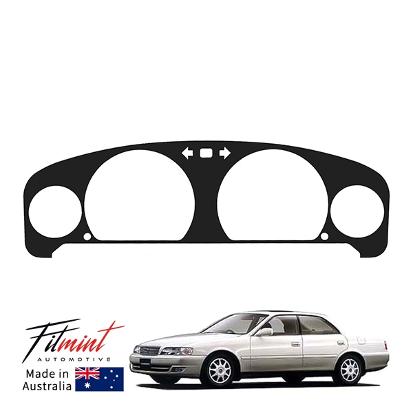 【FITMINT 正規品】トヨタ チェイサー JZX100 2.5 ツアラーV 2.0 アバンテ メーターパネルベゼル メータークラスターパネルカバー ブラック