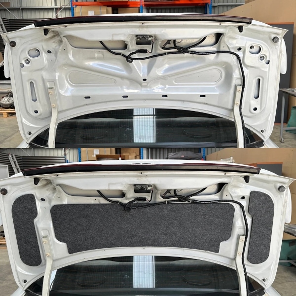 【FITMINT 正規品】 トランクリッドトリムパネル トランクカバー内装トリム グレー 日産 6代目 シルビア S14 93-98y KS QS Silvia 車種別専用設計