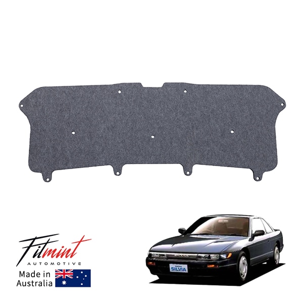 【FITMINT 正規品】 トランクリッドトリムパネル トランクカバー内装トリム グレー 日産 5代目 シルビア S13 88-93y KS QS Silvia 車種別専用設計　