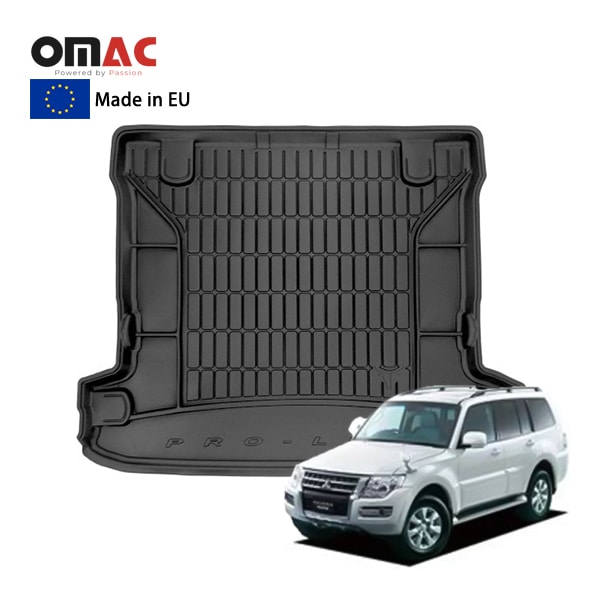 【OMAC 正規品】 プレミアムラゲッジマット 三菱 4代目 パジェロ V80系 06-19y (平成18年10月～令和3年10月) オールウェザー ラゲッジトレイ