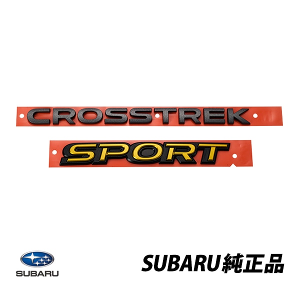 US スバル 純正 エンブレム XV GT クロストレック仕様 CROSSTREK SPORTレターマーク 93079FL350　