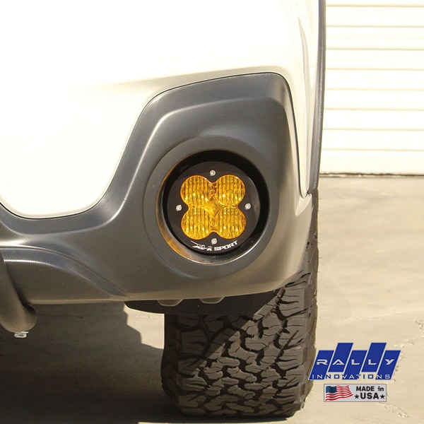 【Rally Innovations 正規品専用設計 LEDフォグランプ コンバージョンキット アンバー 14-21y(平成26年10月~令和3年3月) スバル レガシィアウトバック BS系 Baja Designs ラリーイノベーション
