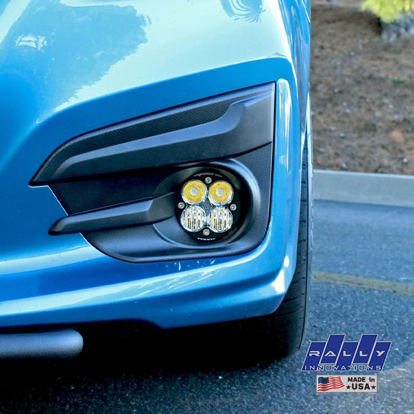 【Rally Innovations 正規品専用設計 LEDフォグランプ コンバージョンキット アンバー 17-19y(平成28年10月～令和元年11月) スバル インプレッサスポーツ GT系 インプレッサG4 GK系 Baja Designs ラリーイノベーション　