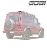 【GOBI USA 正規品】 リアラダー ベンツ Gクラス W463 ゲレンデヴァーゲン G36 AMG 500GE W463 90-18y ステンレススチール リアゲート用ハシゴ