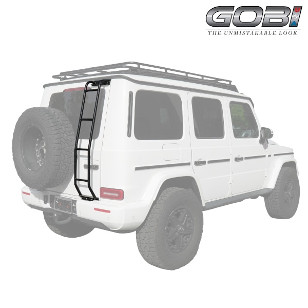 【GOBI USA 正規品】 リアラダー ベンツ Gクラス W463A W464 ゲレンデヴァーゲン G63 AMG G500 18y-  ステンレススチール リアゲート用ハシゴ 助手席側　