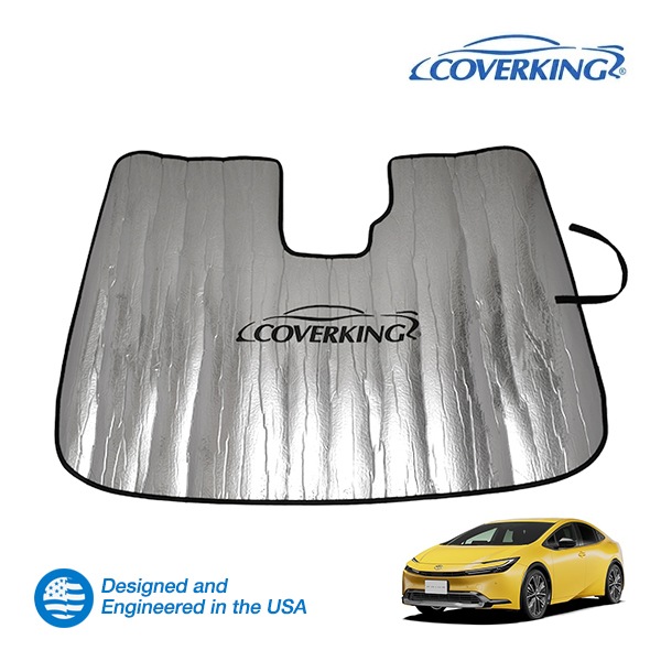 【CoverKing 正規品】 専用設計 サンシェード トヨタ プリウス 60 TOYOTA フロントガラス ウィンドウ サンシェイド