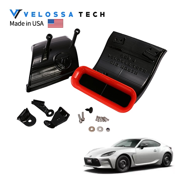 Velossa Tech 正規品 ビッグマウス ラム エアインテーク シュノーケルトヨタ GR-86 ZN8 21y- (令和3年10月~現行) レッド ヴェロッサテック