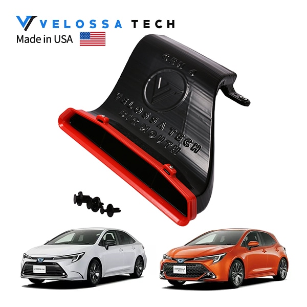 Velossa Tech 正規品 ビッグマウス ラム エアインテーク シュノーケル トヨタ カローラスポーツ E21#系 18y- (平成30年6月～) レッド ヴェロッサテック　　