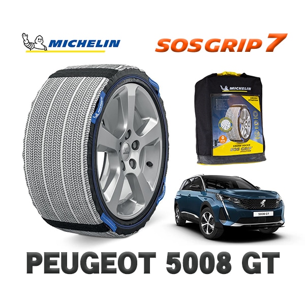 MICHELIN 正規品 スノーソックス SOSグリップ7 プジョー 5008 ＧＴ / P875G06  225/55R18 18インチ用　