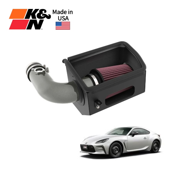 【K&N Filters 正規品】 コールドエアーインテーク エアフィルター エアクリーナー スバル 2代目 BRZ ZD8系 (令和4~6年) ハイフロー アルミチューブ