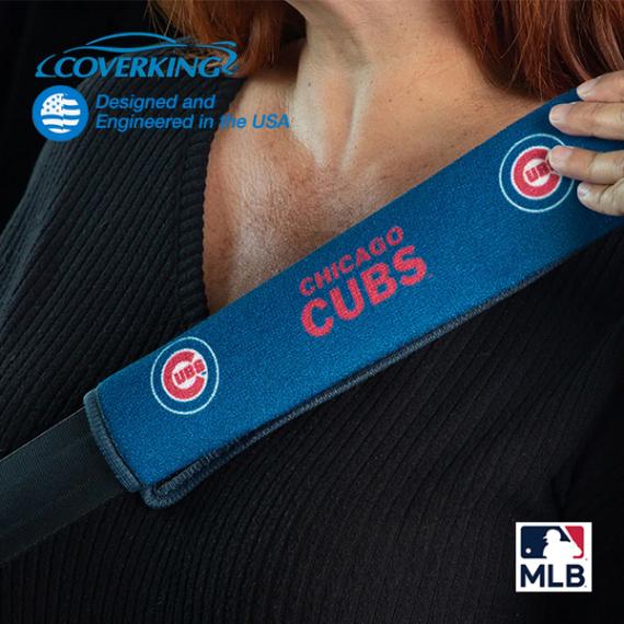 シカゴ・カブス Chicago Cubs  正規品 オフィシャル MLB シリーズ 公式 シートベルトパッド シートベルトカバー 左右2個セット