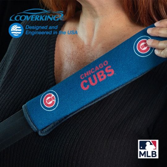 シカゴ・カブス Chicago Cubs  正規品 オフィシャル MLB シリーズ 公式 シートベルトパッド シートベルトカバー 左右2個セット
