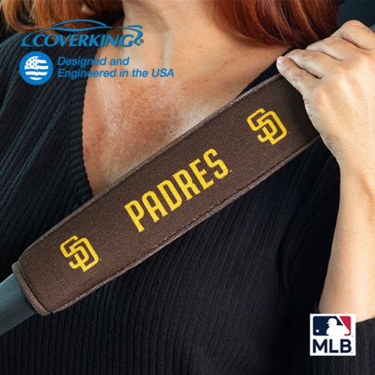 サンディエゴ・パドレス San Diego Padres  正規品 オフィシャル MLB シリーズ 公式 シートベルトパッド	シートベルトカバー 左右2個セット