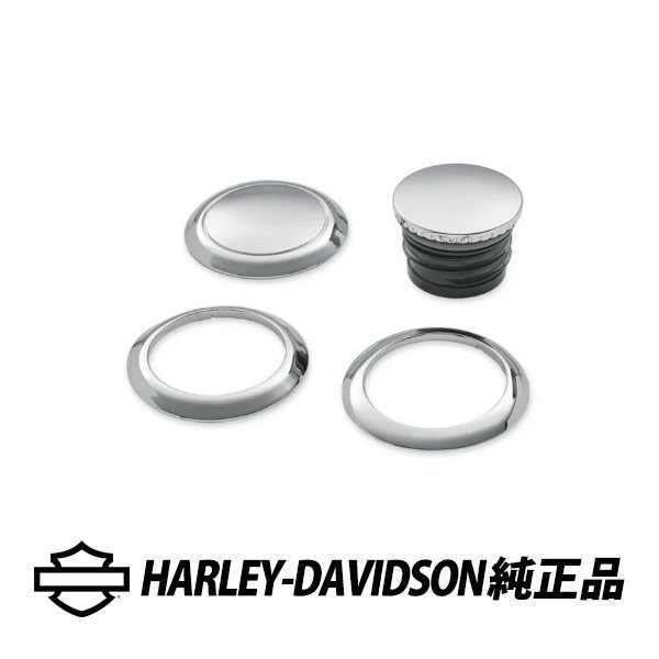 ハーレーダビッドソン 純正 フューエルキャップ キット FLDE, FLFB, FLFBS ほか (平成30年〜) クローム 61100131|HARLEY-DAVIDSON|MOTO BRAND