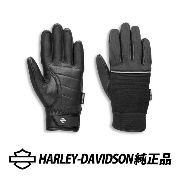ハーレーダビッドソン 純正 グローブ BRADY フルフィンガー メッシュxレザー Sサイズ ブラック 97114-21VW/000S