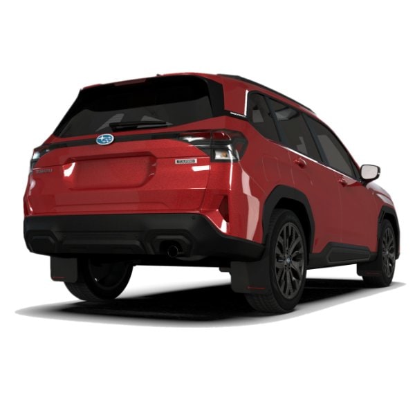 マッドガード 泥除け 09-13スバルフォレスター用ラリーアーマーマッドフラップレッドロゴ Rally Armor Mud Flaps For 09 RallyArmor 正規品マッドフラップ 泥除け マッドガード フロント