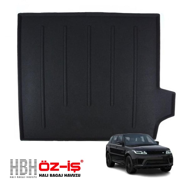 【HBH 正規品】 3D ラグジュアリー ラゲッジマット ランドローバー レンジローバースポーツ LW 13-22y 車種別設計 防汚 難燃 滑り止め加工 立体カーゴトレイ マジックテープ付|LAND