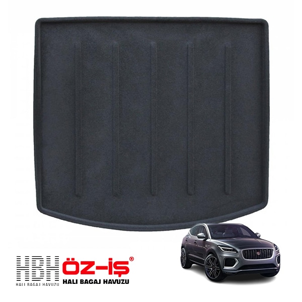 【HBH 正規品】 3D ラグジュアリー ラゲッジマット ジャガー Eペイス X540 18y- 車種別設計 防汚 難燃 滑り止め加工 立体カーゴトレイ マジックテープ付|JAGUAR|IMPORT 