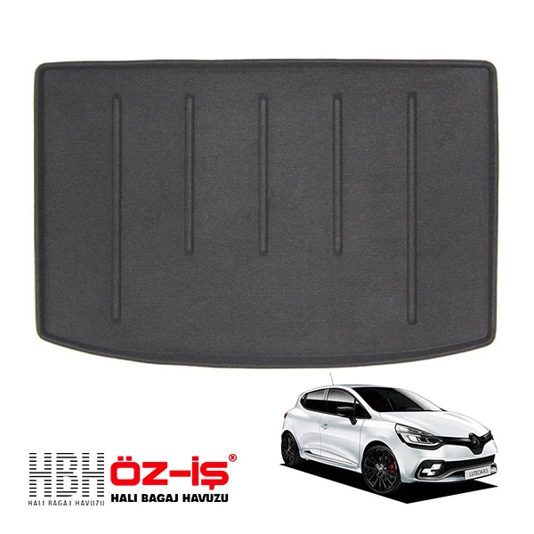 【HBH 正規品】 3D ラグジュアリー ラゲッジマット ルノー ルーテシア R5 13-20y 車種別設計 防汚 難燃 滑り止め加工 立体カーゴトレイ マジックテープ付|ルノー|IMPORT BRA