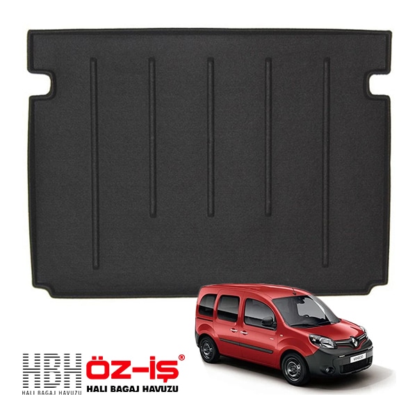 【HBH 正規品】 3D ラグジュアリー ラゲッジマット ルノー カングー KW 09-22y 車種別設計 防汚 難燃 滑り止め加工 立体カーゴトレイ マジックテープ付|ルノー|IMPORT BRAN