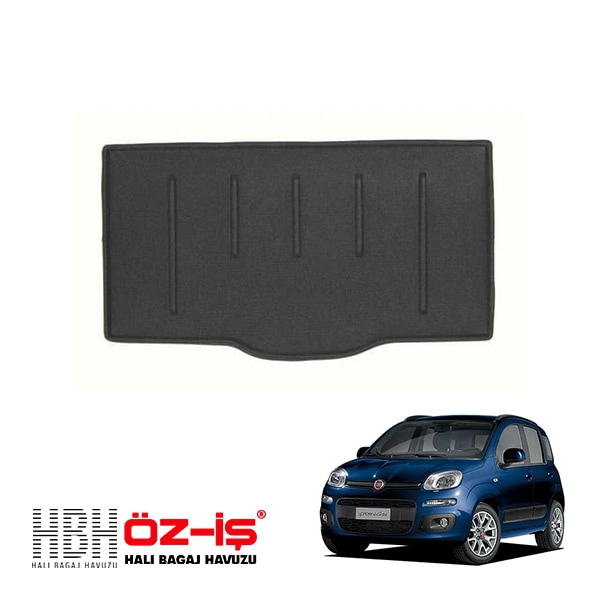 【HBH 正規品】 3D ラグジュアリー ラゲッジマット フィアット パンダ 3代目 139 13-24y 車種別設計 防汚 難燃 滑り止め加工 立体カーゴトレイ マジックテープ付|FIAT|IMPO