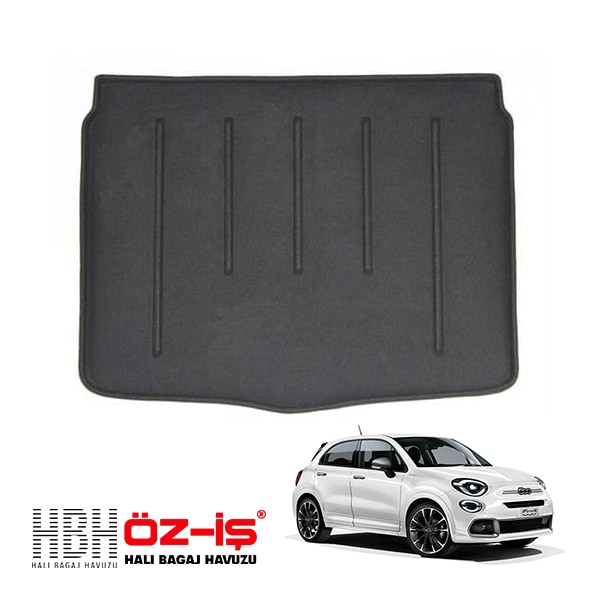 【HBH 正規品】フィアット FIAT 500X 334 3D ラグジュアリー ラゲッジマット 車種別設計 防汚 難燃 滑り止め加工 マジックテープ付|FIAT|IMPORT BRAND