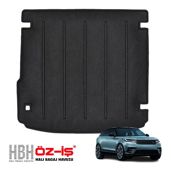 【HBH 正規品】 3D ラグジュアリー ラゲッジマット ランドローバー ヴェラール LY 22y- 車種別設計 防汚 難燃 滑り止め加工 立体カーゴトレイ マジックテープ付|LAND ROVER|I