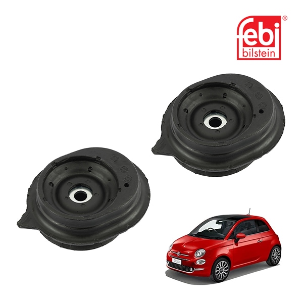 【Febi Bilstein 正規品】フィアット FIAT 500 チンクエチェント 500C 312型 アッパーマウント 2個セット ベアリング内蔵 51856857 46746548|FIAT|I