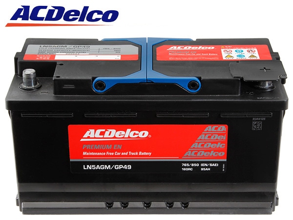 【ACDELCO 正規品】バッテリー LN5AGM メンテナンスフリー アイドリングストップ対応 BMW 03-11y 6シリーズ E63/E64