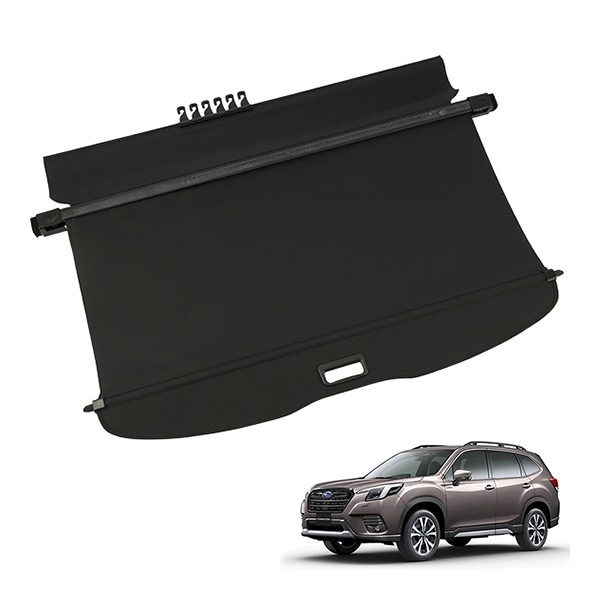 スバルフォレスター SK9 SKE トノカバー ロール サンシェード ブラック