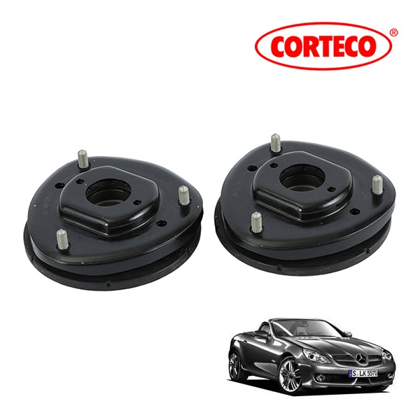 【CORTECO 正規品】 ショックアッパーマウント 2個セット ストラットマウント フロント メルセデスベンツ SLKクラス R171 SLK200 SLK280 SLK350 SLK55 49377171 1713200073