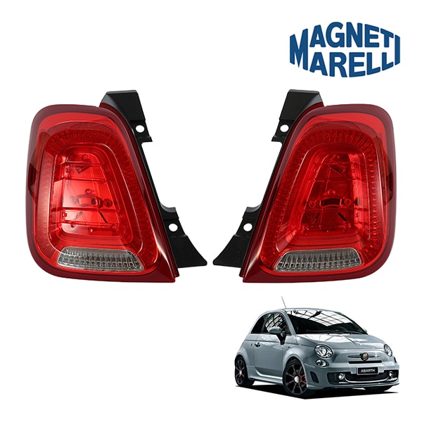 【MAGNETI MARELLI 正規品】 テールライト 左右セット テールランプ アバルト 500 595 695 500C 595C 695C 312型 52007423 52007427 マネッ