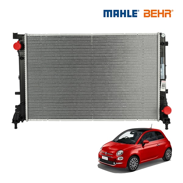 【MAHLE BEHR 正規品】 ラジエーター ラジエター フィアット 500 チンクエチェント 500C チンクエチェントシー 312型 1.4L DENSO デンソー OEM 51819061 マ