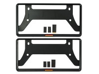 ドイツ国旗 ナンバープレートフレーム ナンバーフレーム マットブラック BMW 1シリーズ 2シリーズ 3シリーズ 4シリーズ 5シリーズ 7シリーズ 8シリーズ X1 X2 X3 X5 X6 X7 