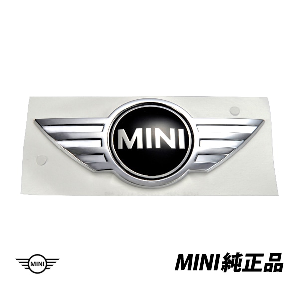 BMW MINI 純正 ミニ ボンネット エンブレム R55 R56 R57 R58 R59 クラブマン クーパー コンバーチブル クーペ 51142754973