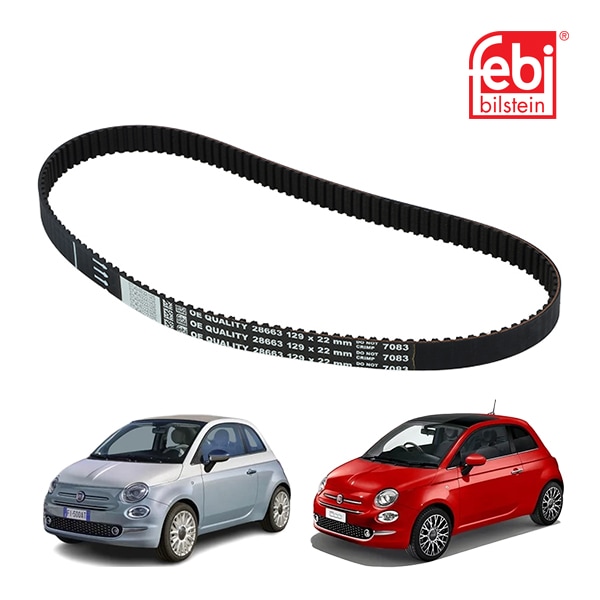 【FEBI BILSTEIN 正規品】 フィアット FIAT 500 チンクエチェント 500C 312型 0.9L 1.2L フェビ ビルシュタイン タイミングベルト 46352316