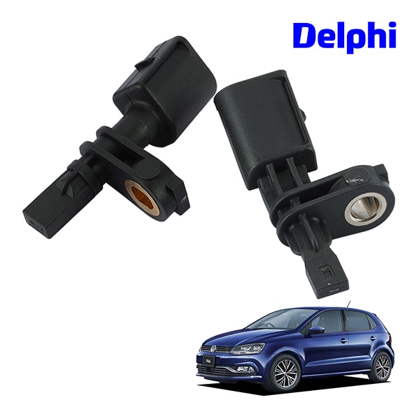 【DELPHI 正規品】 スピードセンサー ABSセンサー フロント 左右セット フォルクスワーゲン ポロ 6R WHT003861 WHT003860 デルファイ SS21508-12B1 SS20