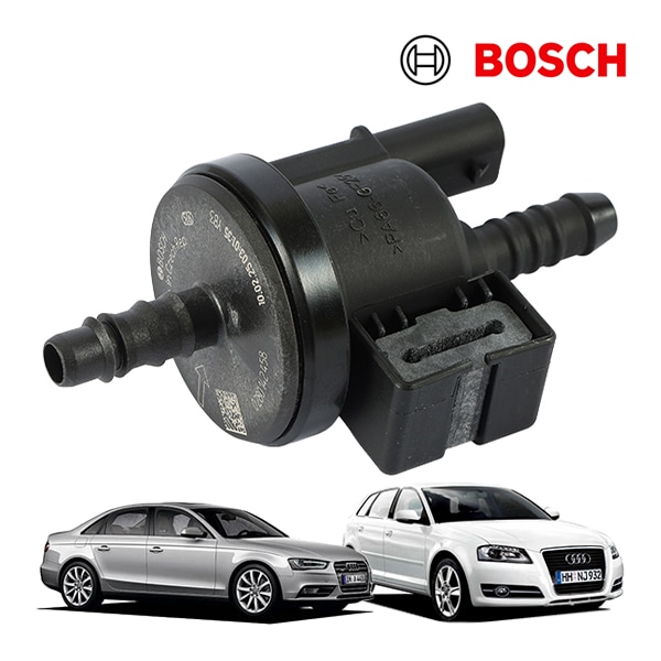 【BOSCH 正規品】 パージ ソレノイドバルブ アウディ A3 8P A4 8K R8 42 AUDI EVAP キャニスター パージコントロール ボッシュ 06H906517B